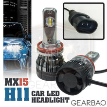 Load image into Gallery viewer, Car Headlight-MX15 H11 Car LED Headlight Driving Light Bulbs Hi/Lo Beam White 6000K