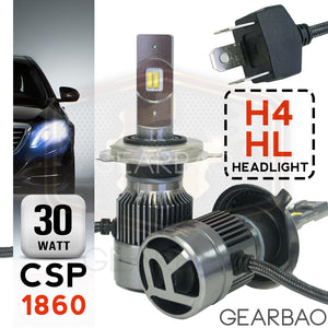 Car Headlight-RS MINI-H4/HL-30W CSP 1860 Focus Beam LED Headlight Kit