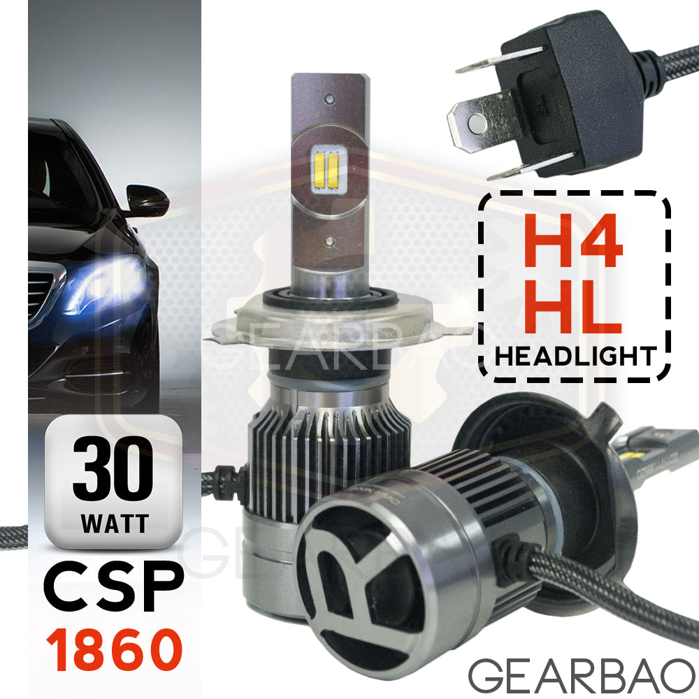 Car Headlight-RS MINI-H4/HL-30W CSP 1860 Focus Beam LED Headlight Kit